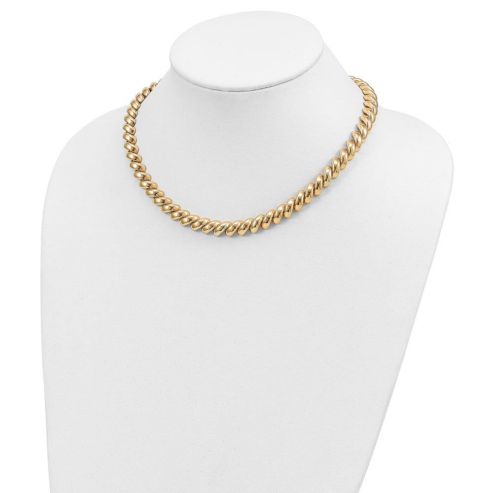 14K Gelbgold Poliert San Marco Halskette