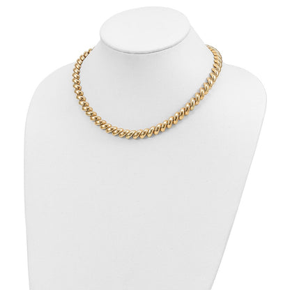 14K Gelbgold Poliert San Marco Halskette