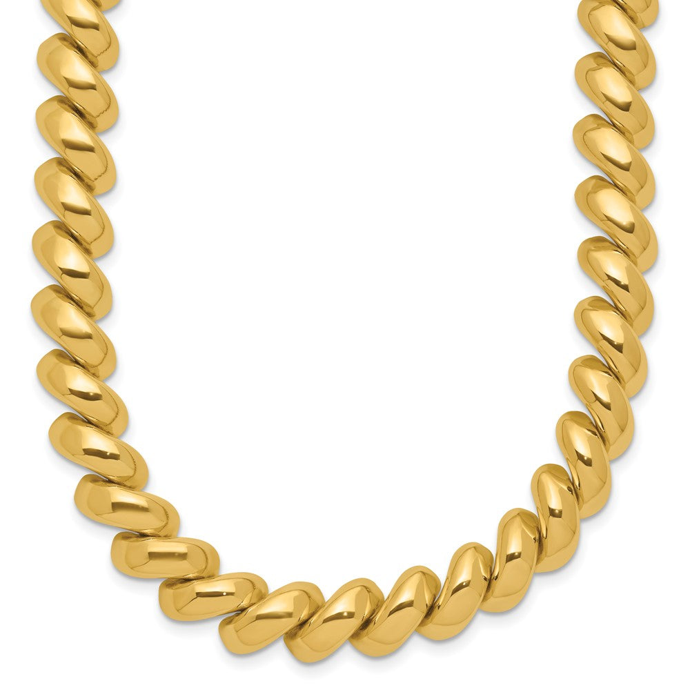14K Gelbgold Poliert San Marco Halskette
