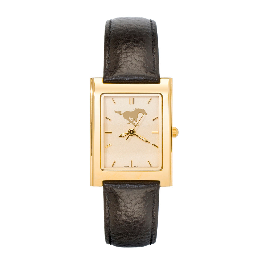 Non Metal So Methodist Universität Smu Damen Sq Dress Lea Uhr