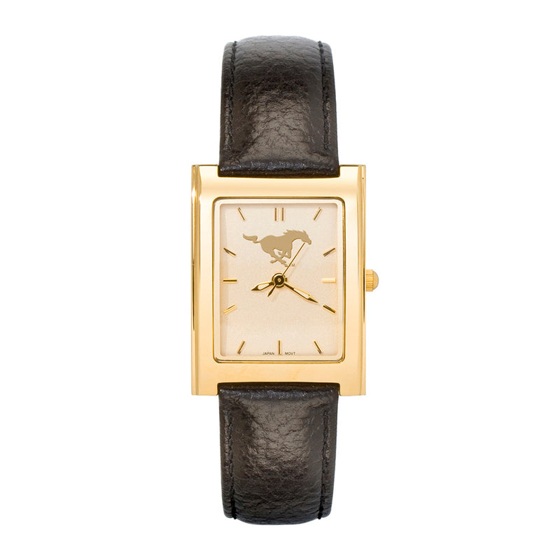 Non Metal So Methodist Universität Smu Damen Sq Dress Lea Uhr