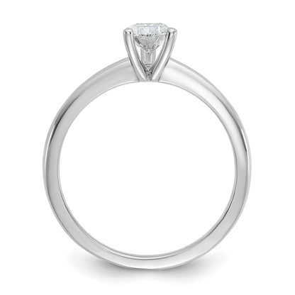 14K Weißgold Verlobungsring mit 0,75 ct. im Solitär-Design, Birnenschliff, Labor-gezüchteter Diamant, VS/SI+ G+