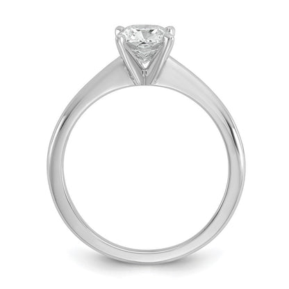 14K Weißgold Verlobungsring mit 1 ct. im Kissenschliff, Labor-gezüchteter Diamant Solitär, VS/SI+ G+