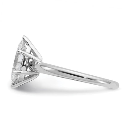 14K Weißgold 1 ct. Labor gezüchteter Diamant VS/SI+ G+ Marquise-Solitär-Verlobungsring