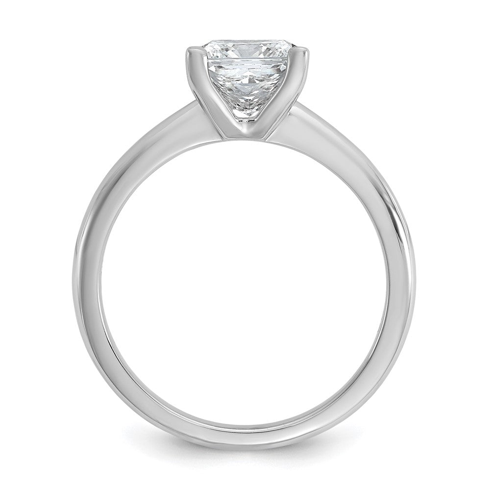 14K Weißgold 1,5 ct. Labor gezüchteter Diamant VS/SI+ G+ Princess-Solitär Verlobungsring