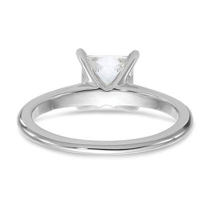 14K Weißgold 1,5 ct. Labor gezüchteter Diamant VS/SI+ G+ Princess-Solitär Verlobungsring