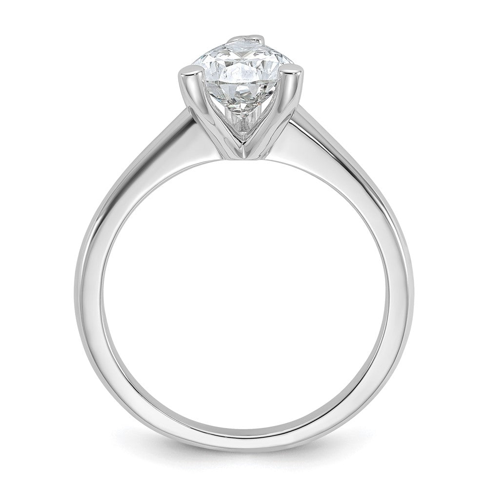 14K Weißgold 1,5 ct. zertifizierter im Labor gezüchteter Diamant VS/SI+ G+ Birne Solitär Verlobungsring