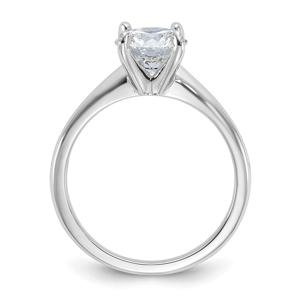 14K Weißgold 1,5 ct. Labordiamant VS/SI+ G+ Rund Solitär Verlobungsring