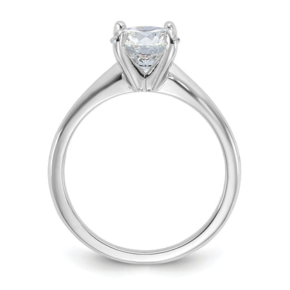 14K Weißgold 1,5 ct. Labordiamant VS/SI+ G+ Rund Solitär Verlobungsring