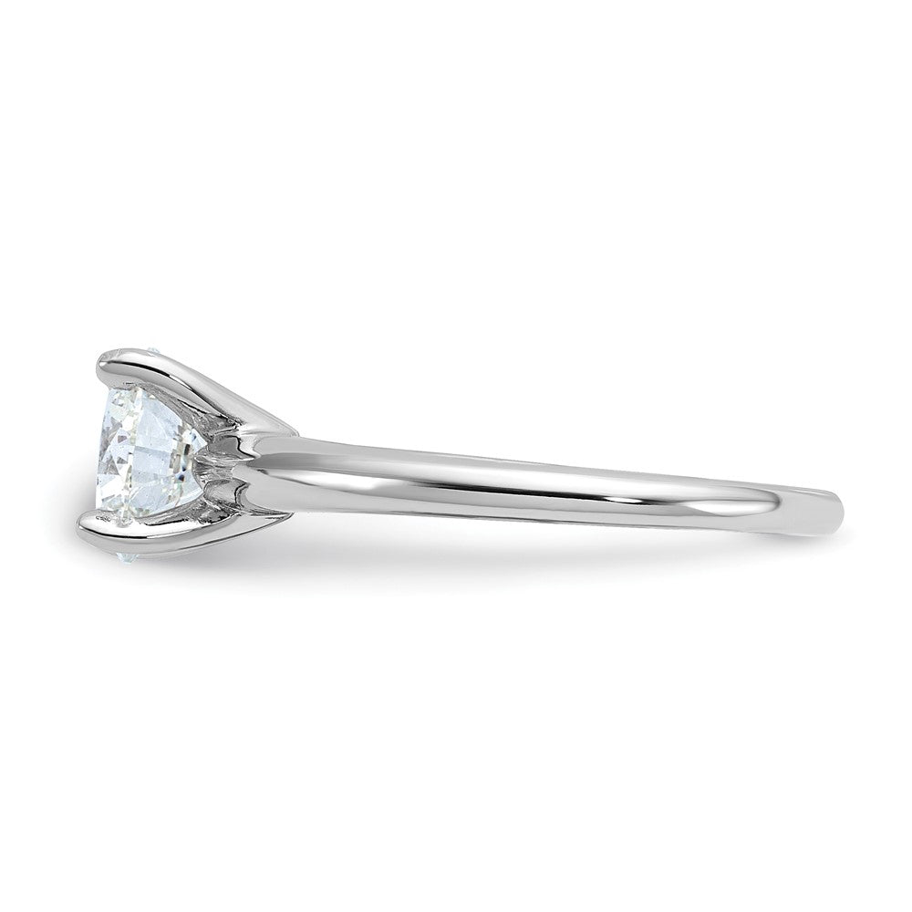 14K Weißgold 1,5 ct. Labordiamant VS/SI+ G+ Rund Solitär Verlobungsring