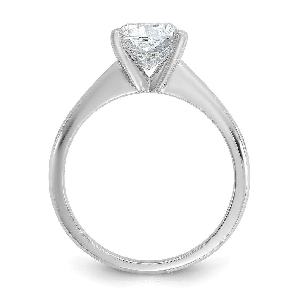 14K Weißgold Solitär-Ring mit 2,00-2,25 ct. Diamant im Kissenschliff, Labor gezüchtet, VS/SI FGH