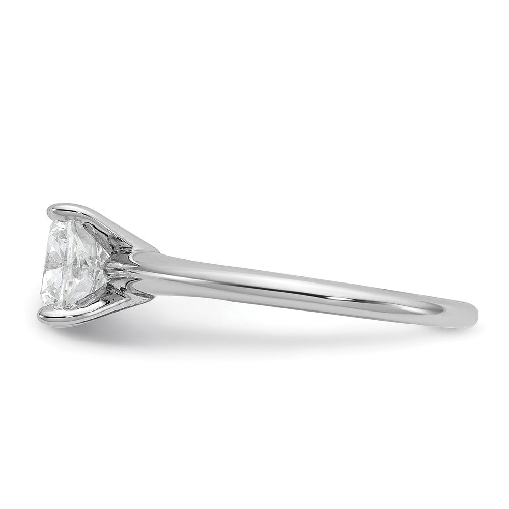 14K Weißgold Solitär-Ring mit 2,00-2,25 ct. Diamant im Kissenschliff, Labor gezüchtet, VS/SI FGH