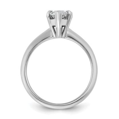 14K Weißgold 2 ct. zertifizierter, im Labor gezüchteter Diamant VS/SI+ G+ Marquise-Solitär-Verlobungsring
