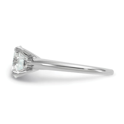 14K Weißgold 14kw 2 ct. VS/SI+ G+ Labor-Diamant Rund Solitär Ring