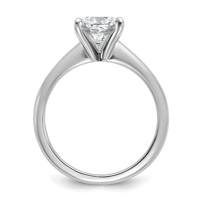14K Weißgold 2,5 ct. zertifizierter im Labor gezüchteter Diamant VS/SI+ G+ Cushion-Solitär-Verlobungsring