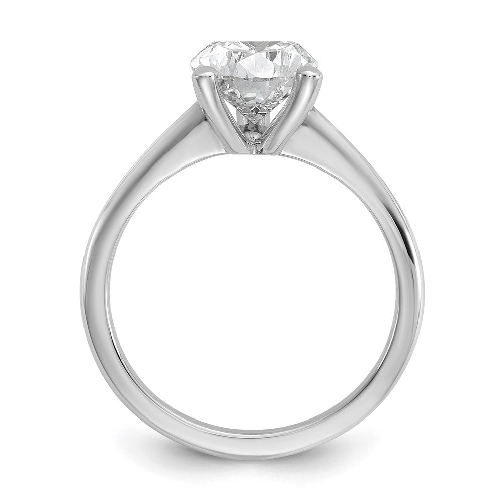 14K Weißgold 2,5 ct. zertifizierter Labordiamant-Solitär-Verlobungsring mit Birnenschliff, VS/SI+ G+