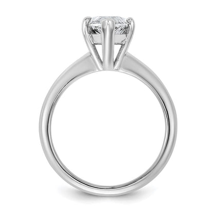 14K Weißgold 3 ct. zertifizierter im Labor gezüchteter Diamant VS/SI+ G+ Marquise Solitär-Verlobungsring