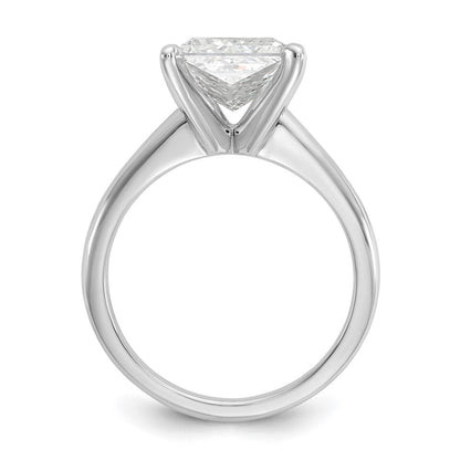 14K Weißgold 3 ct. zertifizierter, im Labor gezüchteter Diamant VS/SI+ G+ Oval-Solitär-Verlobungsring
