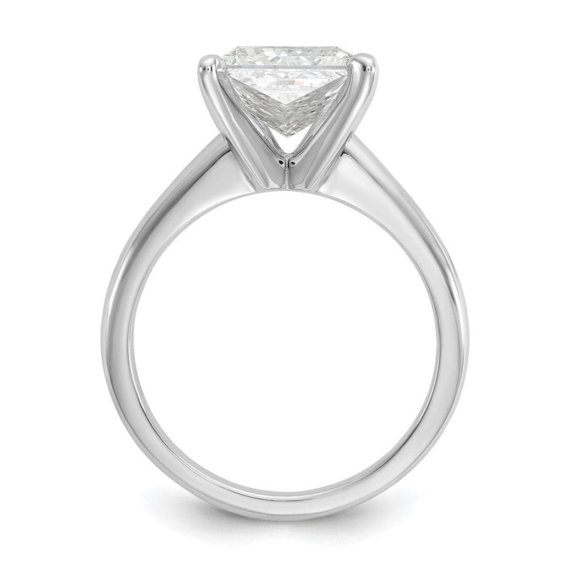 14K Weißgold 3 Karat Im Labor Gezüchtet Diamant Vs+ F+ Oval Komplett Solitär Verlobungsring