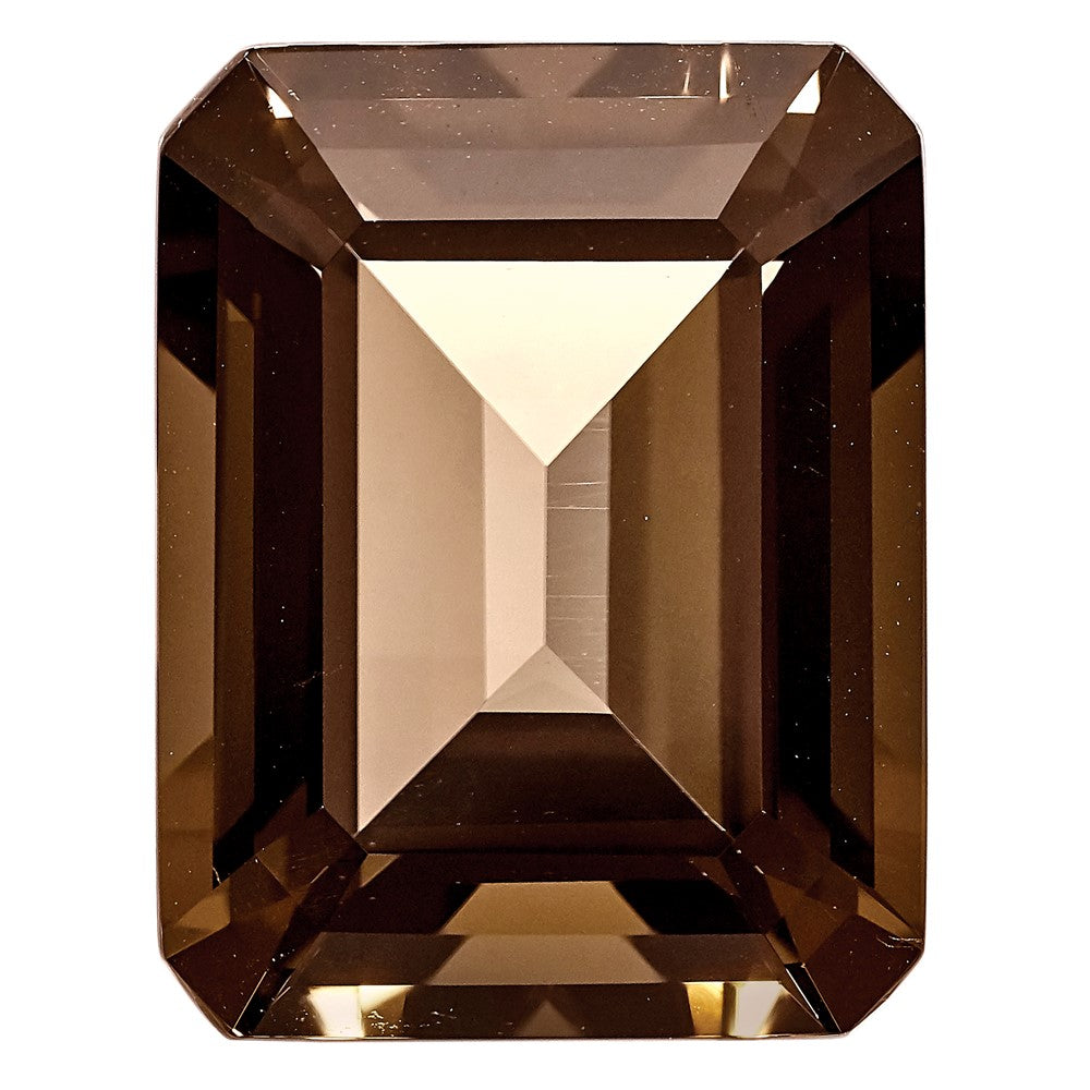 Edelstein Rauch Quarz Aa Qualität 8x6mm Smaragdschliff
