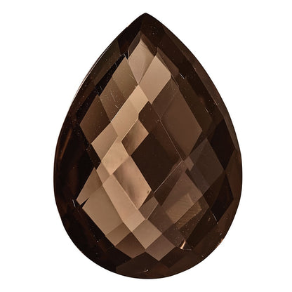 Edelstein Rauch Quarz Aa Qualität 16x12mm Tropfen Briolette