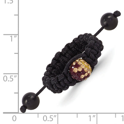 Mode Kristall Macrame Verstellbar Ring
