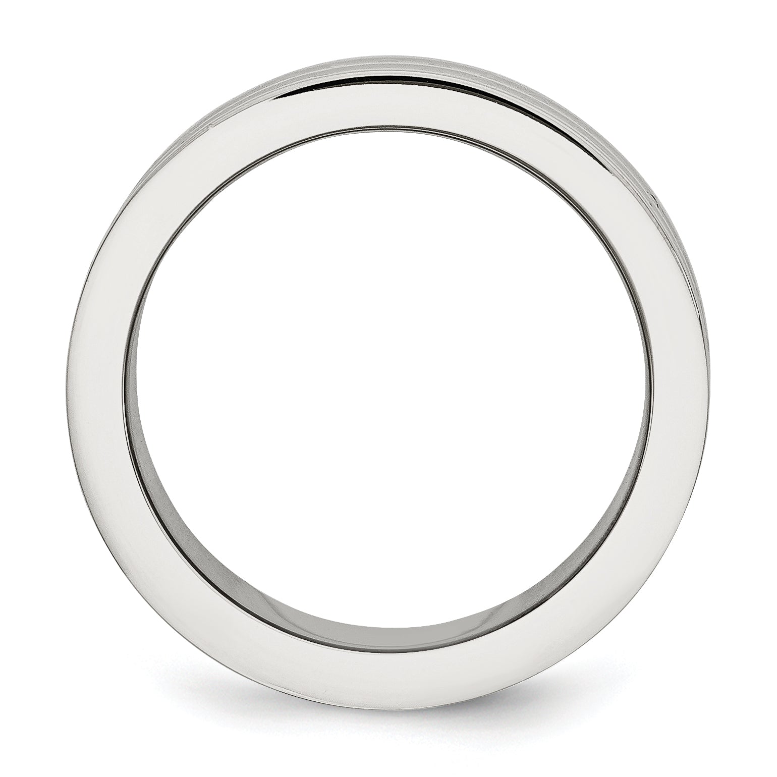 Edelstahl Antikisiert/polished Doppelt Reihe Gekugelt 8mm Ring