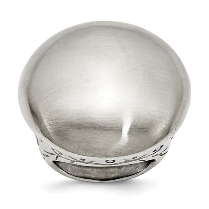 Edelstahl Matt Strukturiert Sides Ring