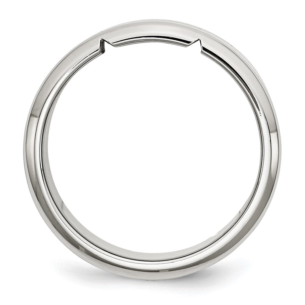 Edelstahl Poliert und Strukturiert 10mm Ring