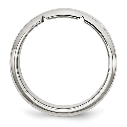 Edelstahl Poliert und Strukturiert 10mm Ring