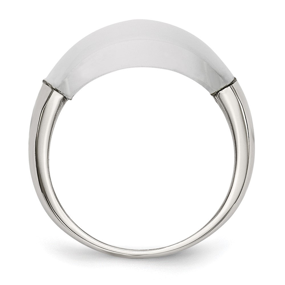 Edelstahl 8mm Cats Auge Ring