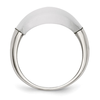 Edelstahl 8mm Cats Auge Ring
