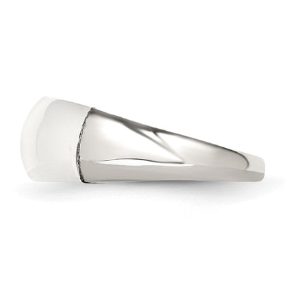 Edelstahl 8mm Cats Auge Ring