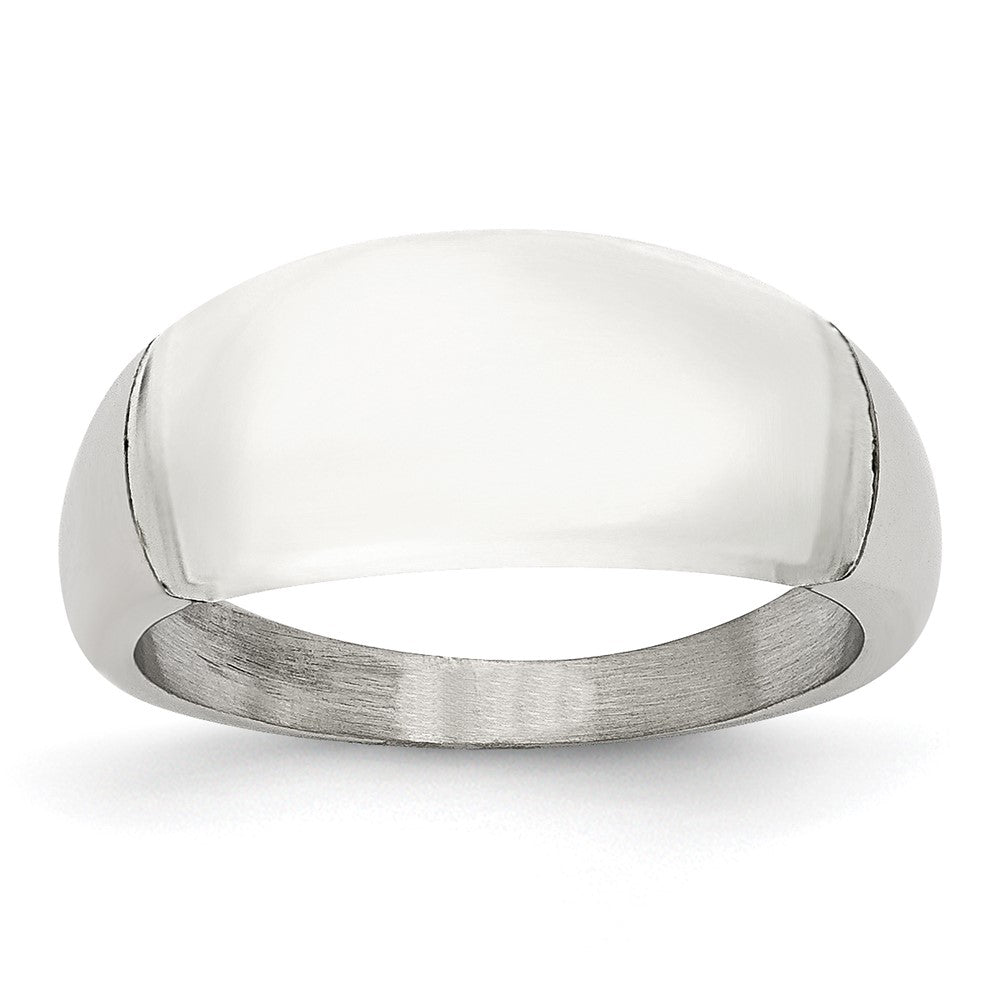 Edelstahl 8mm Cats Auge Ring
