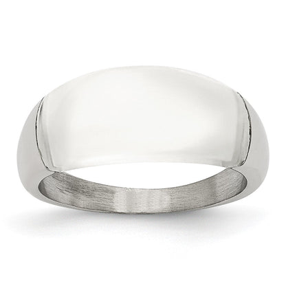 Edelstahl 8mm Cats Auge Ring