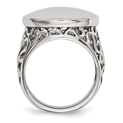 Edelstahl Poliert Kreis Ring