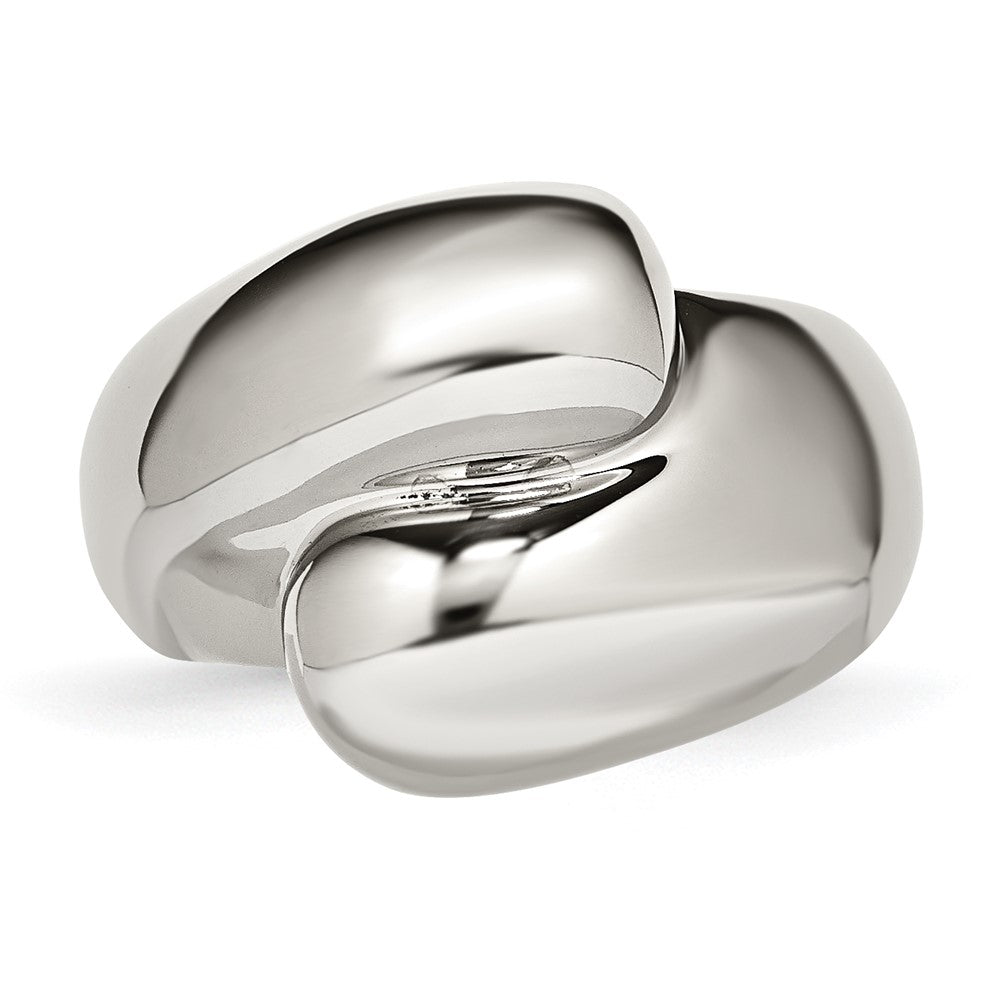 Edelstahl Poliert Größe 8 Ring (size 8 Nur)