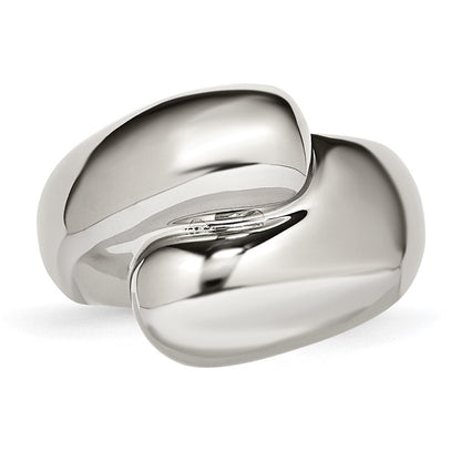Edelstahl Poliert Größe 8 Ring (size 8 Nur)