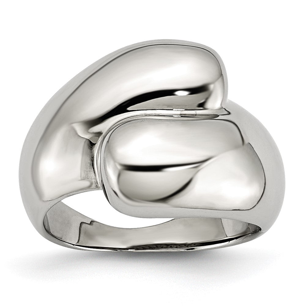 Edelstahl Poliert Größe 8 Ring (size 8 Nur)