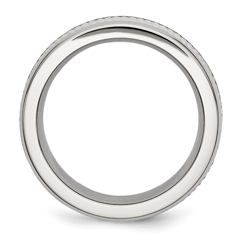 Edelstahl Base mit Netz Mittig 8mm Ring
