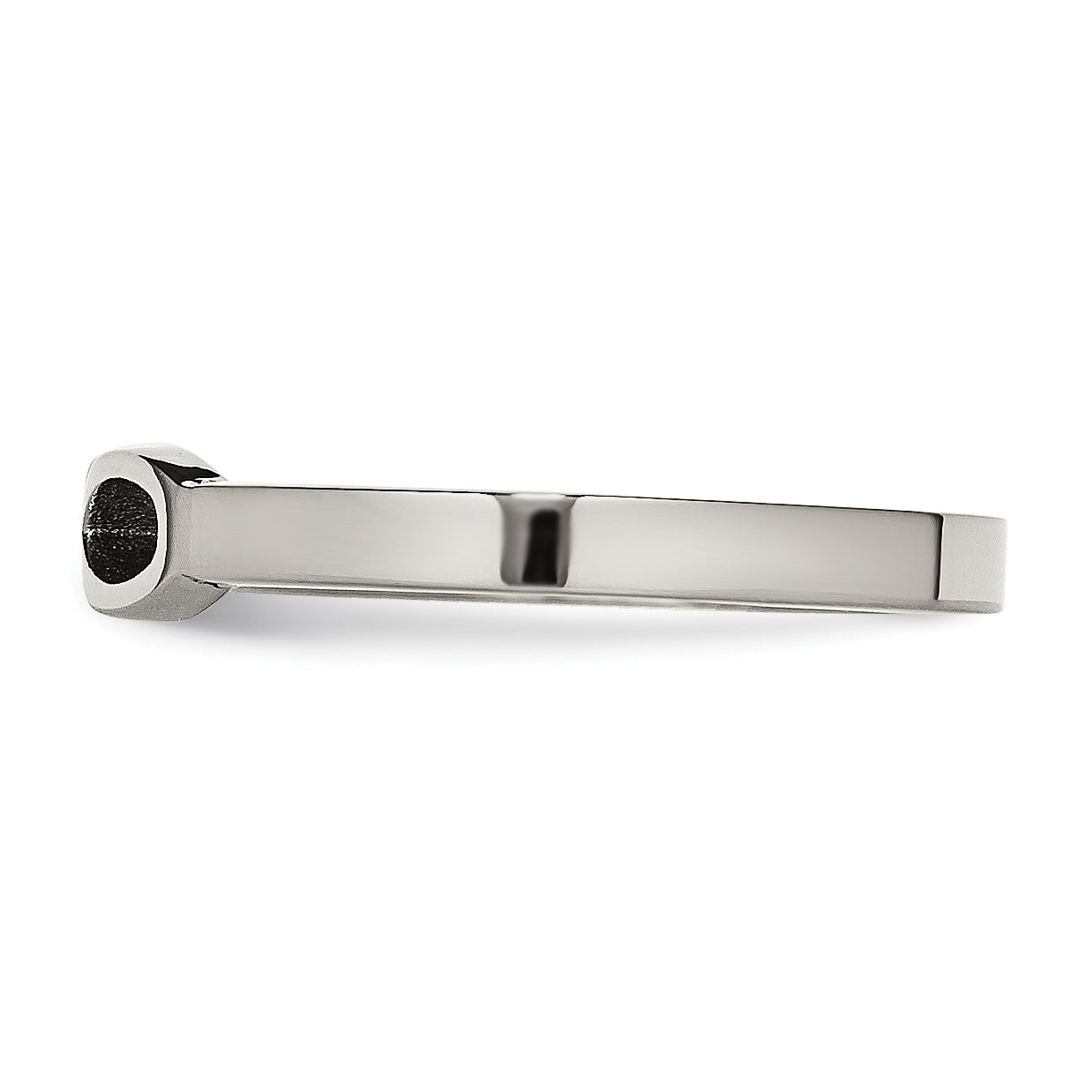 Edelstahl Poliert Unendlichkeit Symbol Ring