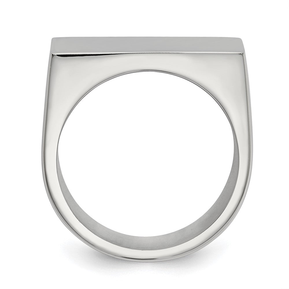 Edelstahl Poliert Id Ring