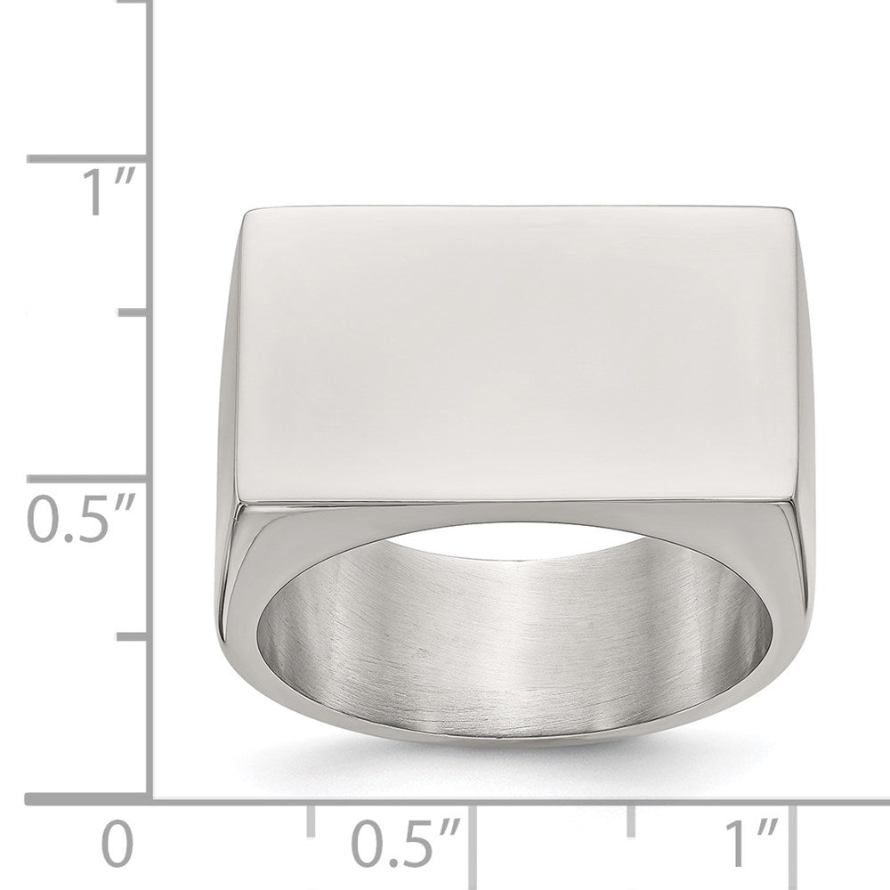 Edelstahl Poliert Id Ring