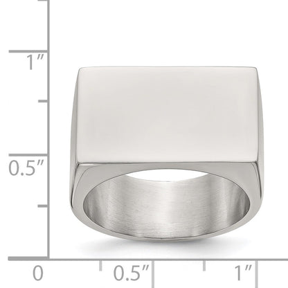 Edelstahl Poliert Id Ring