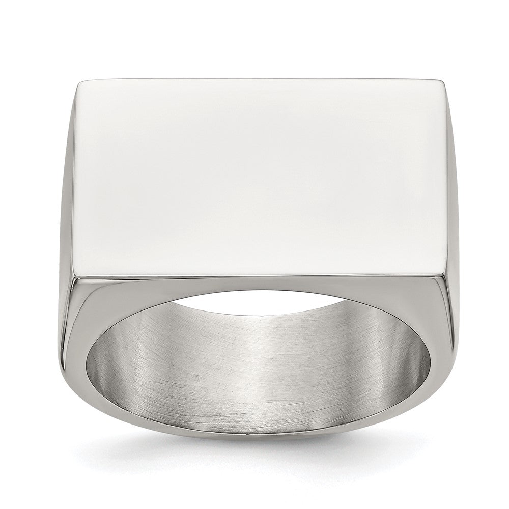 Edelstahl Poliert Id Ring