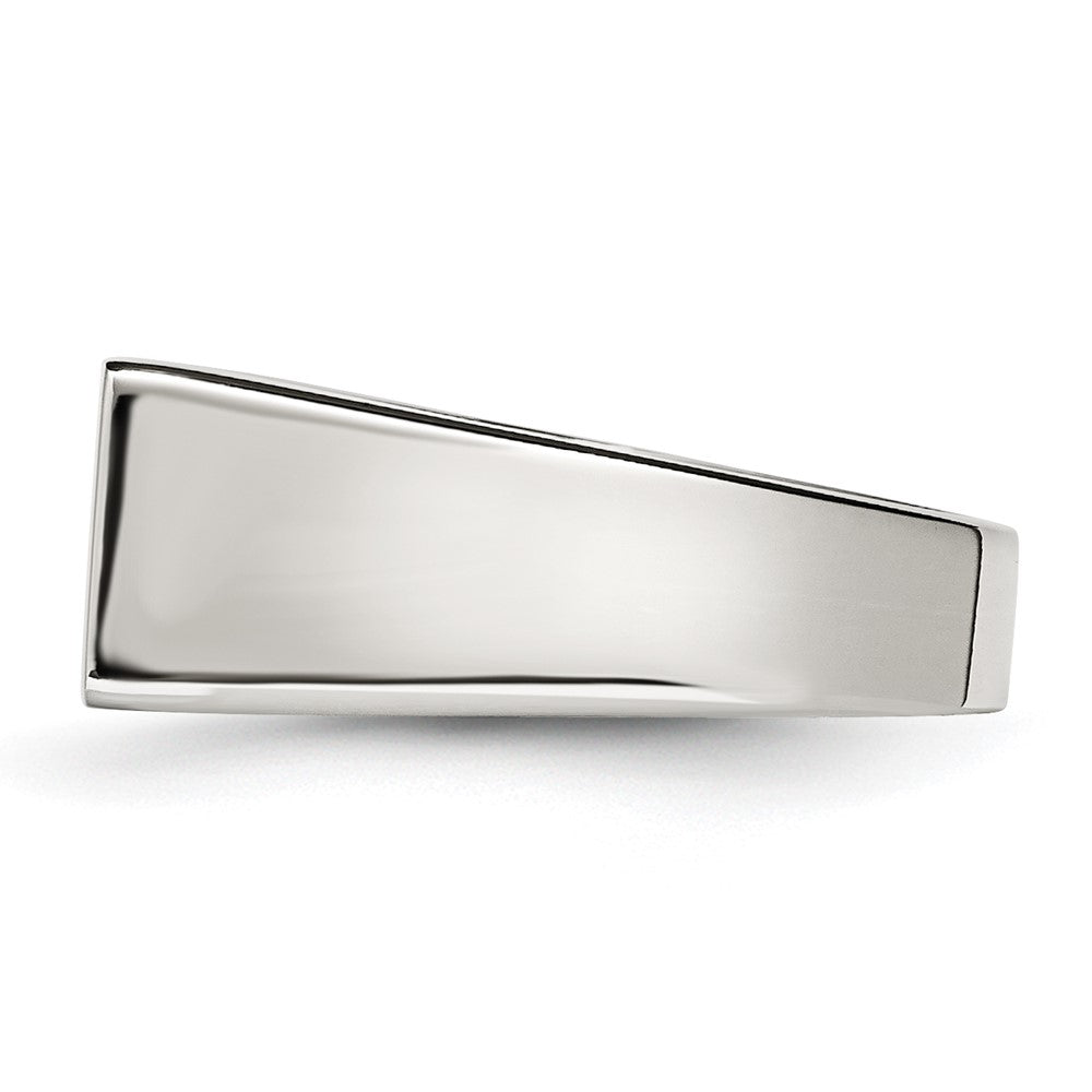 Edelstahl Poliert Siegel Ring