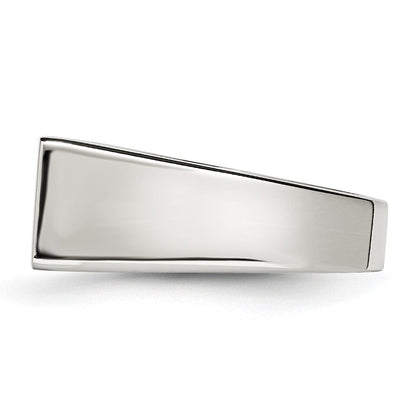 Edelstahl Poliert Siegel Ring