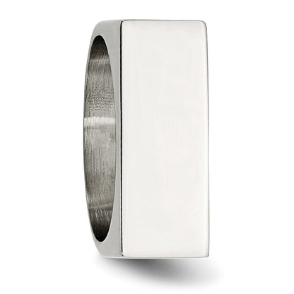 Edelstahl Poliert Siegel Ring