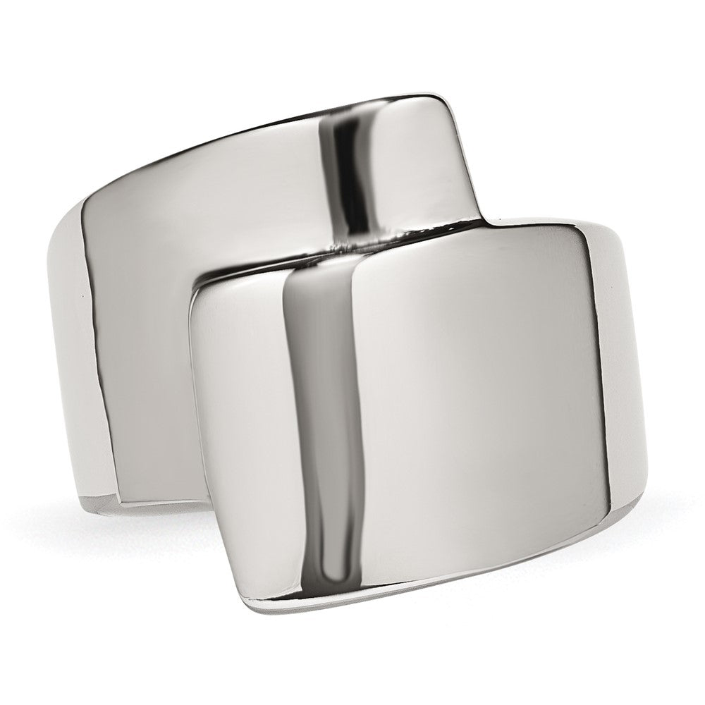 Edelstahl Poliert Fantasie Ring