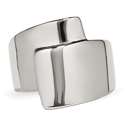 Edelstahl Poliert Fantasie Ring